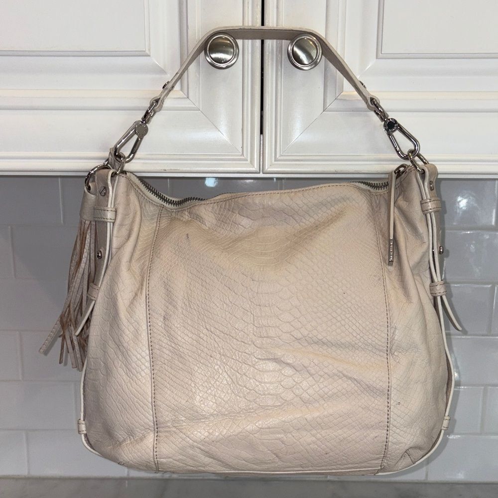 Michael Kors Bag Purse Handbag Leather Snakeskin Embossed Crossbody Shoulder Bag - Picture 4 of 14
